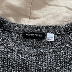 American Apparel Cropped Fisherman Pullover
